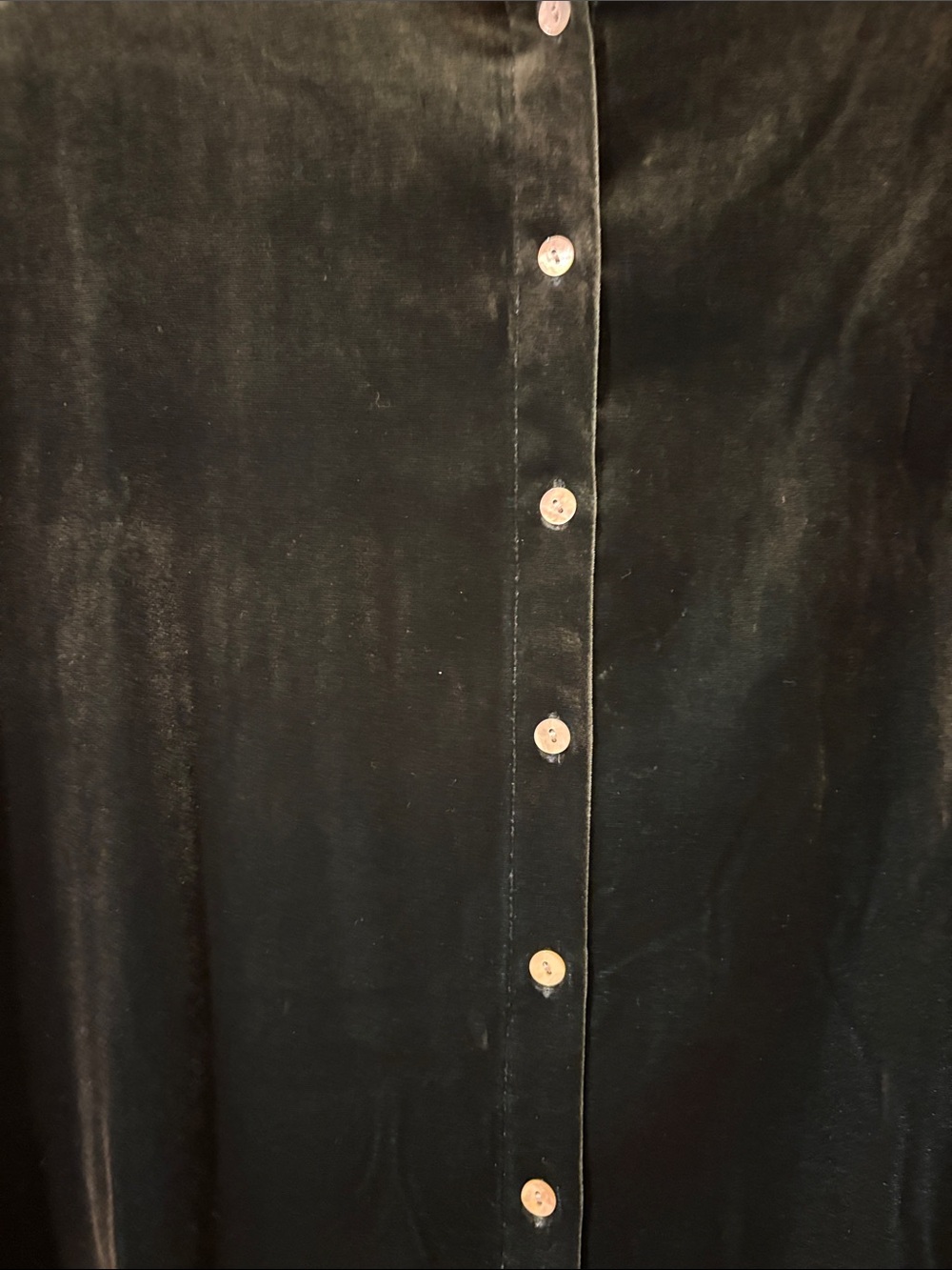Faherty Legends Dark Green Velvet Button-Down Shirt NWT - Picture 5 of 6